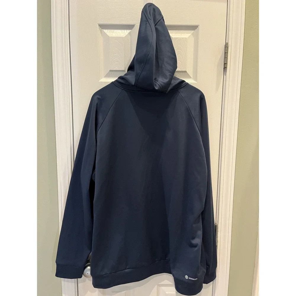 Adidas Designed‎ For Training Aeroready Hoodie Mens 2XL Navy Athleisure Sports